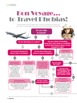 Bon Voyage&hellip; to Travel Phobias!