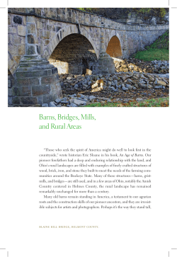 Barns, Bridges, Mills, and Rural Areas