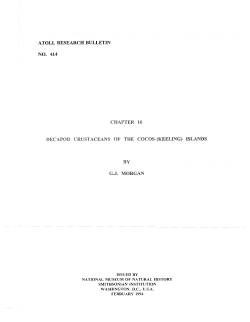 ATOLL RESEARCH BULLETIN NO. 414