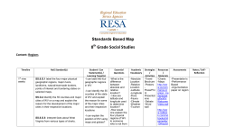 Standards Based Map 8 - Taylor County Board of Education