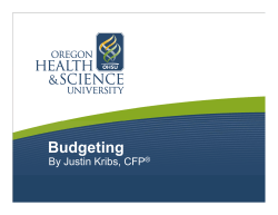 Budgeting