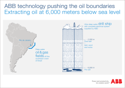 ABB technology pushing the oil boundaries Extracting oil at 6,000