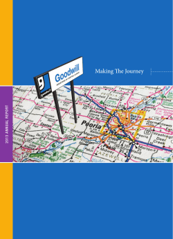 Making The Journey - Goodwill Industries of Central Illinois