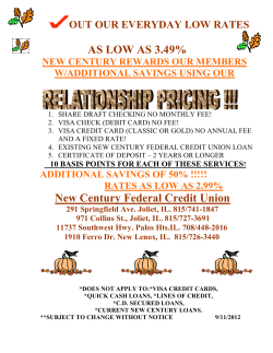 AS LOW AS 3.49% New Century Federal Credit Union