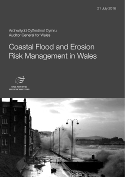 Coastal Flood and Erosion Risk Management in Wales