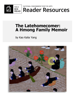 The Latehomecomer: A Hmong Family Memoir