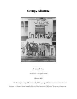 Occupy Alcatraz - University of Puget Sound
