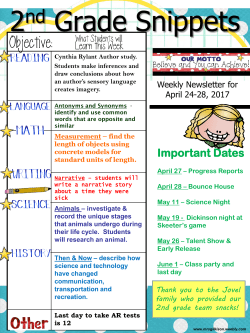 2nd Grade Snippets