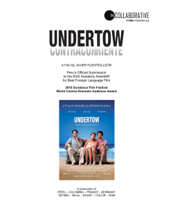 Undertow PressKit - The Film Collaborative
