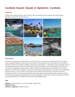 Cardedu Kayak- Kayak in Ogliastra