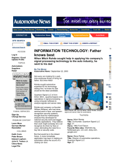 INFORMATION TECHNOLOGY: Father knows best