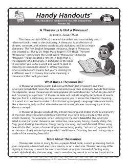 Handy Handouts - Super Duper Publications