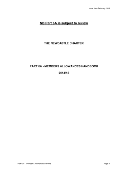 Part 6A - Newcastle City Council