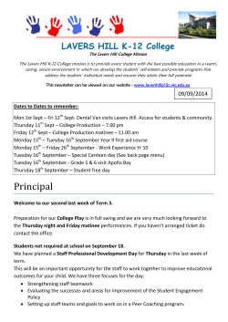 STAR OF THE WEEK - Lavers Hill P