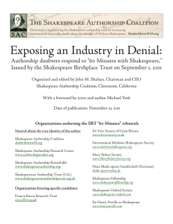 Exposing an Industry in Denial