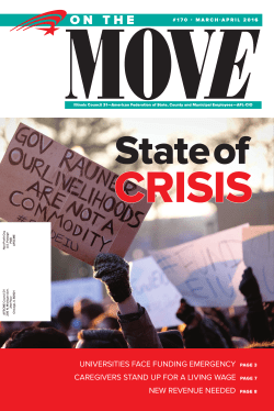 March-April 2016 On the Move