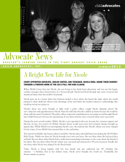 Advocate News - Child Advocates