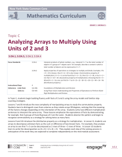 Analyzing Arrays to Multiply Using Units of 2 and 3