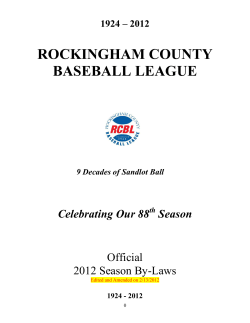 rockingham county baseball league