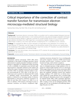 Critical importance of the correction of contrast transfer function for