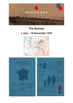 The Battle of Somme - Great Brington church