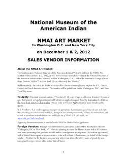 National Museum of the American Indian NMAI ART MARKET