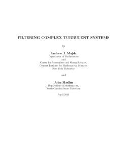 filtering complex turbulent systems