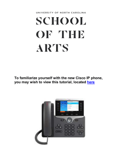 To familiarize yourself with the new Cisco IP phone, you may wish to