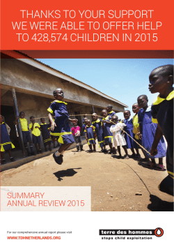 THANKS TO YOUR SUPPORT WE WERE ABLE TO OFFER HELP