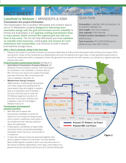 FACT SHEET - Clean Up the River Environment
