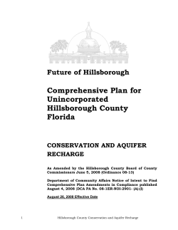 Table of Contents - Plan Hillsborough