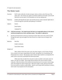 The Water Cycle - Inner Space Cavern