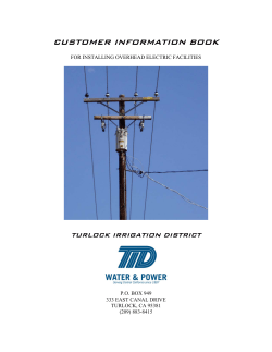 Overhead Electric Services Book