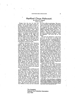 Hartford Circus Holocaust.