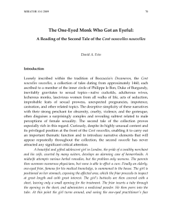 The One-Eyed Monk Who Got an Eyeful: