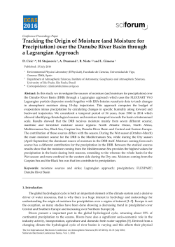 Tracking the Origin of Moisture (and Moisture for Precipitation