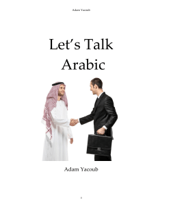 Let`s Talk Arabic