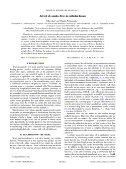 Advent of complex flows in epithelial tissues