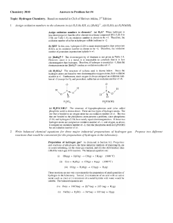 Answers to Assignment #4