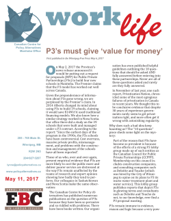P3`s must give `value for money`