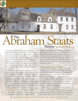 The Abraham Staats House