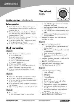 Worksheet - Englishcenter