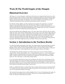 The World Empire of the Mongols