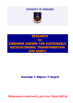 Research Projects 2 - University of Zimbabwe