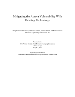 Mitigating the Aurora Vulnerability With Existing Technology