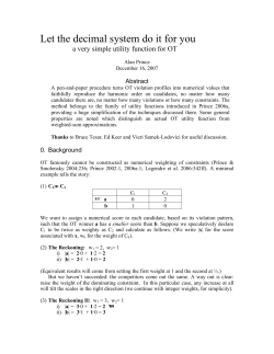 Let the decimal system do it for you