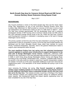 North Growth Gap Area for Cameron School Road and GW Carver