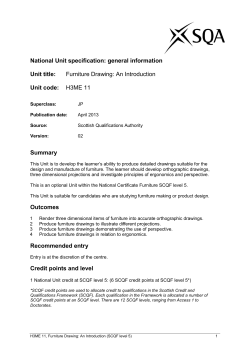 national unit specification: general information