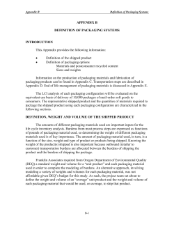 Appendix B - Oregon Department of Environmental Quality