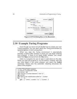 First Turing Activity